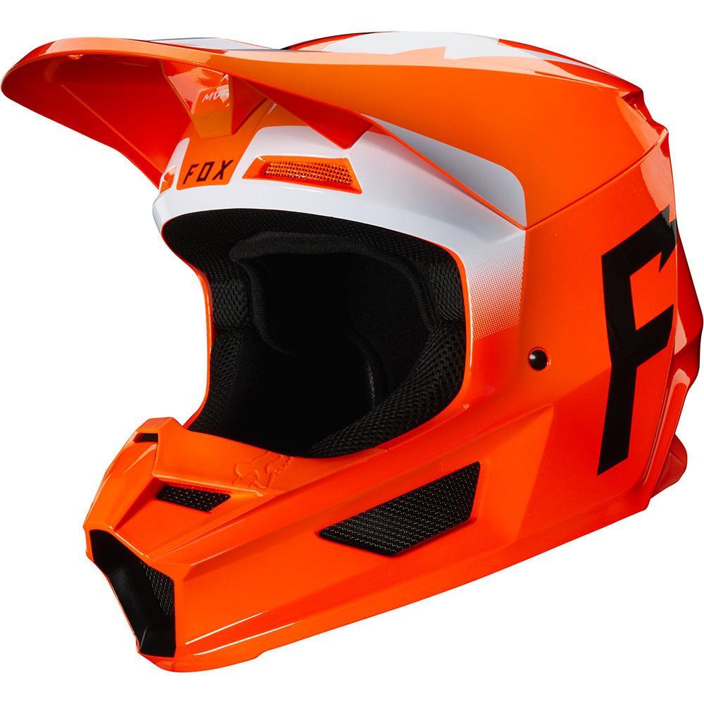 Мотошлем Fox V1 Werd Helmet Flow Orange