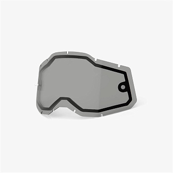 Линза двойная 100% RC2 AC2 ST2 Replacement Lens Dual Pane Smoke